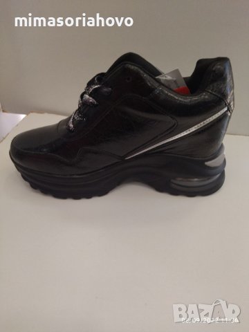 Дамски обувки на платформа 5094, снимка 4 - Други - 37937357