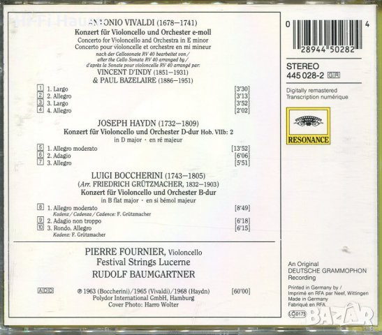 Boccherini -Vivaldi-Haydn-Cellokonzerte, снимка 2 - CD дискове - 34585415