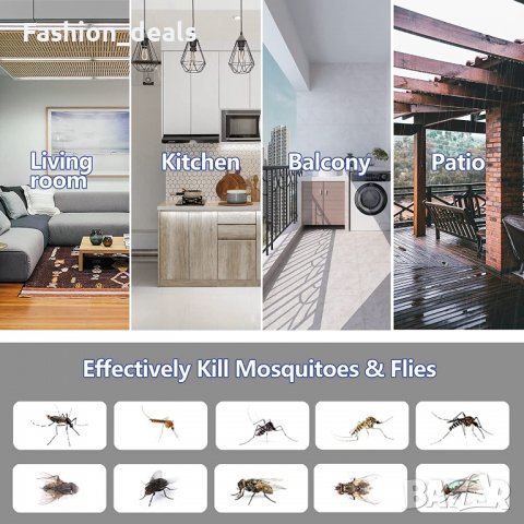 Нова Лампа за убиване на комари електрически убиец срещу насекоми, снимка 5 - Други стоки за дома - 39916057