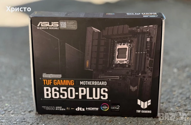 НОВО!!! Дънна платка Asus Prime B650-PLUS, Socket AM5
