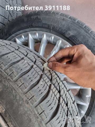 джанти R17 със зимни гуми за алфа159 225/50 R17, снимка 5 - Гуми и джанти - 43230300