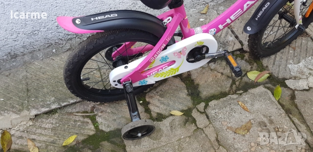 Детски алуминиев велосипед Head July 16 цола, снимка 5 - Детски велосипеди, триколки и коли - 52263143