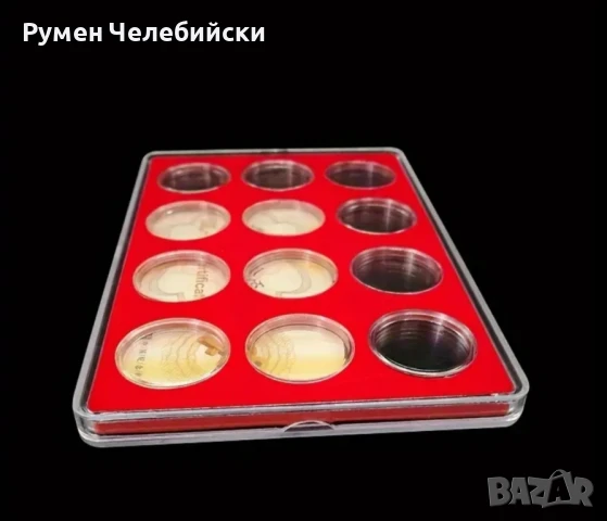 Кутия за Монети , снимка 4 - Нумизматика и бонистика - 51260464