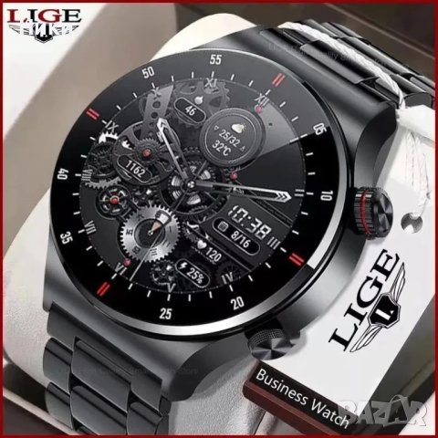 LIGE Smart часовник Steel, снимка 2 - Смарт гривни - 43661814