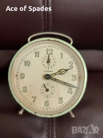 Junghans  Работещ Стар Немски Будилник , снимка 1