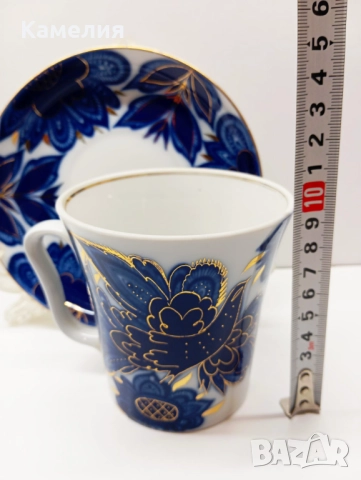 Руски порцелан , снимка 5 - Чаши - 52225404