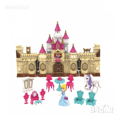 Замък с Принцеса и летящ кон, снимка 2 - Кукли - 52796865