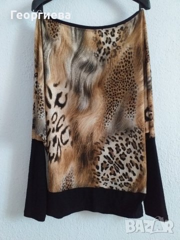 Блуза с животински принт, снимка 4 - Блузи с дълъг ръкав и пуловери - 37749701
