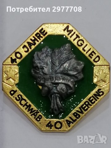 Немска почетна значка /брошка , снимка 1