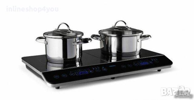 Немски Двоен индукционен котлон Medion MD 15324, снимка 5 - Котлони - 37646567