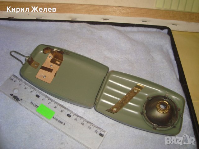 СВЕТЛИНА - СТАРО СИГНАЛНО МЕТАЛНО РЯДКО РЕТРО БГ - ФЕНЕРЧЕ ВОЕННО 32172, снимка 3 - Антикварни и старинни предмети - 38276937