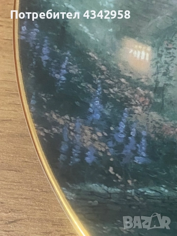  Порцеланова чиния « Къща на Мерит» с сертификат., снимка 6 - Антикварни и старинни предмети - 52350382