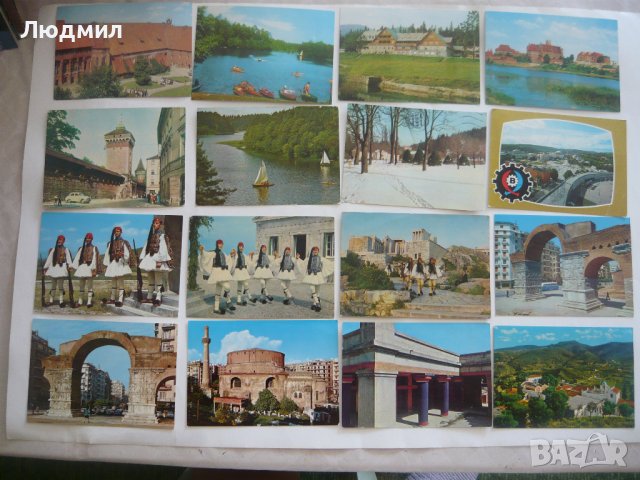 Стари пощенски картички с изгледи от много страни, снимка 6 - Колекции - 19410255