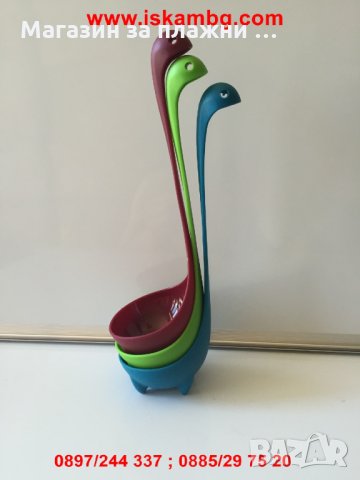 Забавен черпак във формата на чудовището от Лох Нес - Nessie, снимка 5 - Прибори за хранене, готвене и сервиране - 26865966