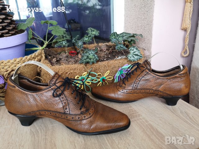 Обувки Think! 38 н. Естествена кожа , снимка 12 - Дамски елегантни обувки - 39988451