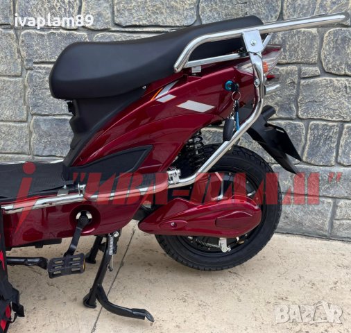 Електрически Скутер 2000W,60V,20aH+Управление като велосипед+ЛИЗИНГ+Документи за регистрация за 2025, снимка 10 - Мотоциклети и мототехника - 40679040
