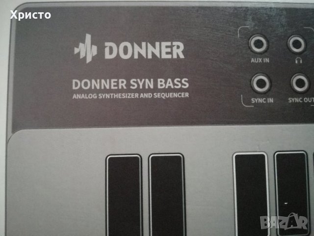 Donner Syn Bass Аналогов, снимка 2 - Синтезатори - 43702519
