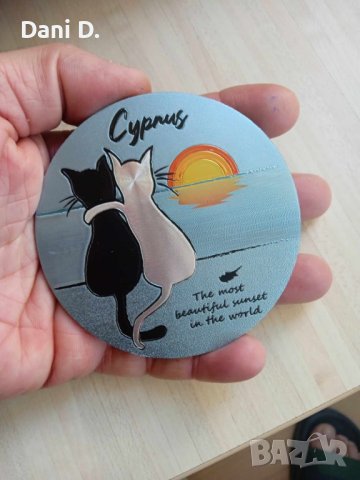 магнит от Кипър с котки, снимка 3 - Колекции - 42955988