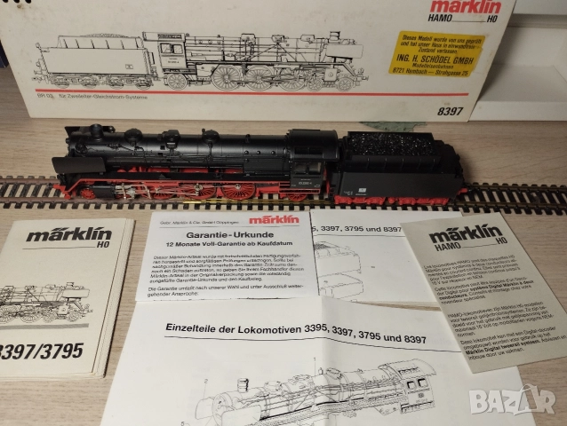 Парен локомотив Marklin HAMO(DC) HO 1/87, снимка 3 - Колекции - 52704173