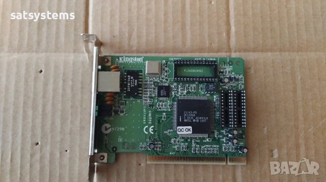 Kingston EtheRX KNE100TX 10/100Mbps PCI Fast Ethernet Adapter Card