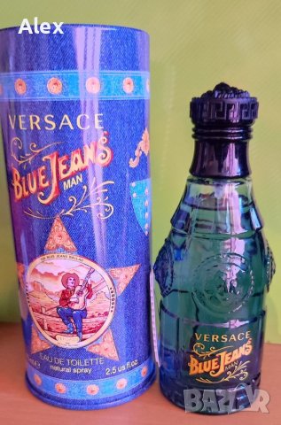 Versace Blue Jeans Оргинал, снимка 2 - Мъжки парфюми - 38380705