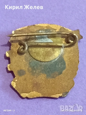 Рядка емайлирана значка БЪЛГАРИЯ ДКМС КОМСОМОЛ за КОЛЕКЦИОНЕРИ 53567, снимка 4 - Колекции - 53282378