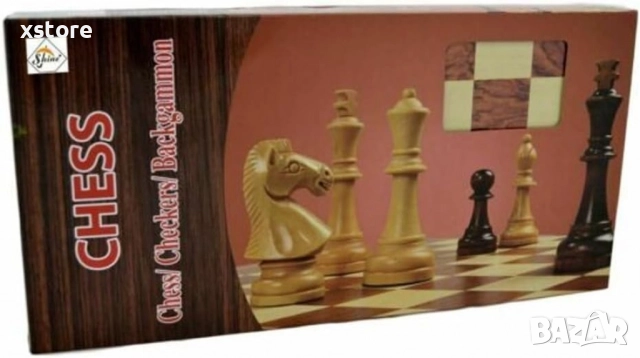 Голяма дървена шахматна дъска, снимка 6 - Шах и табла - 52793435