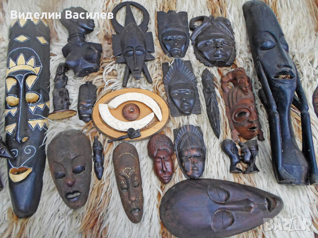 Африкански маски/статуетки, снимка 16 - Други ценни предмети - 36560867