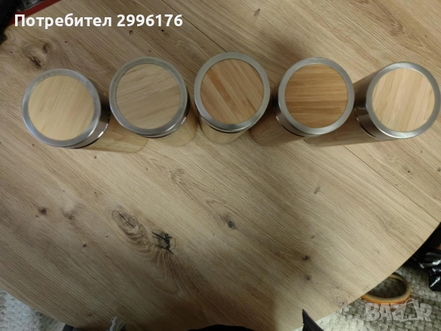 Термос от бамбук 15лв. брой, снимка 2 - Термоси - 52421707