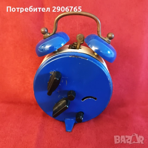 Часовник будилник BLESING Германия работещ, снимка 4 - Антикварни и старинни предмети - 52171113