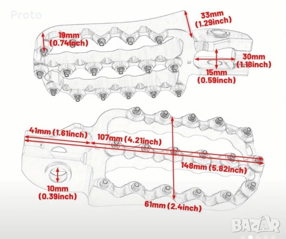 Степенки Ktm , снимка 4 - Части - 53240101