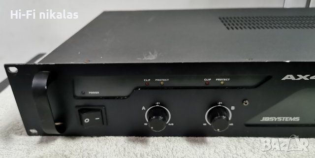 Крайно стъпало усилвател JBSYSTEMS AX400, снимка 2 - Ресийвъри, усилватели, смесителни пултове - 43131370