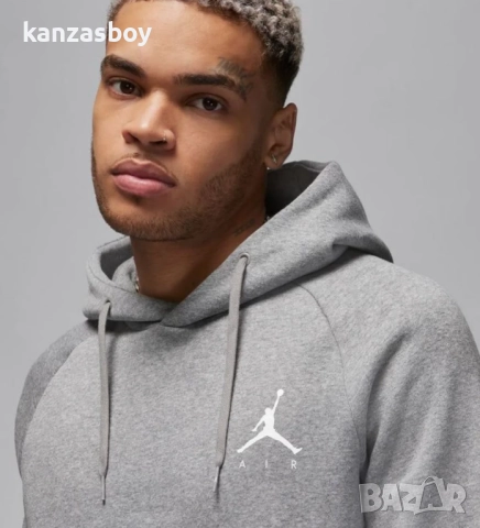 Jordan Jumpman CARBON HEATHER/WHITE - страхотно мъжко горнище С