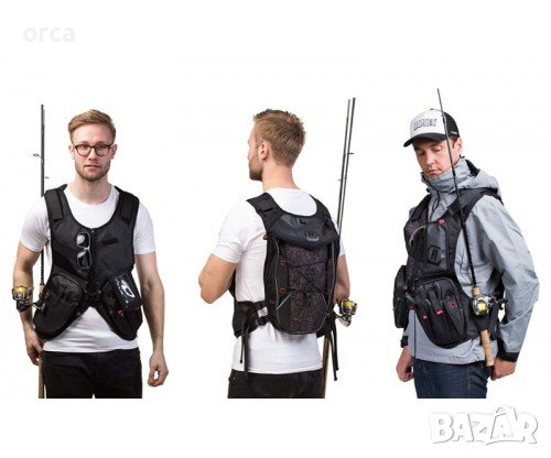 Елек - раница за риболов Rapala Urban Vest Pack, снимка 3 - Такъми - 39009397