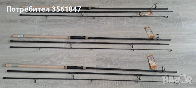 Шаранджийски въдици Anaconda Corky 13 фута 3,50 фунта 3 части - 3 броя, снимка 2 - Въдици - 53451435