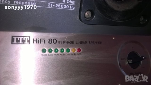 itt hifi80 93 phase linear speaker-61х35х27см-внос швеицария, снимка 9 - Тонколони - 26223646