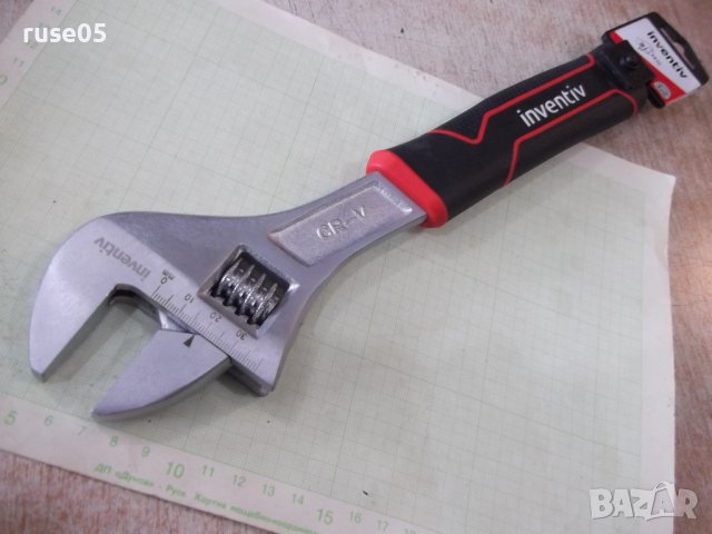 Ключ "INVENTIV" раздвижен 300 мм нов, снимка 7 - Ключове - 40219642