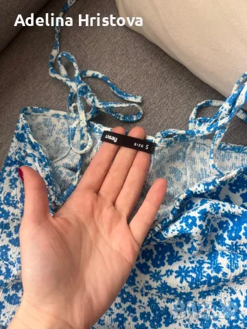 Лятна рокля на цветя размер С, снимка 2 - Рокли - 49843517