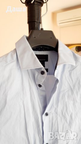 Мъжка риза H&M Slim Fit, снимка 6 - Ризи - 32384387