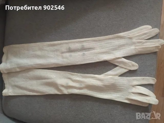 Ретро дамски ръкавици , 30 -те години на миналия век , снимка 4 - Антикварни и старинни предмети - 48480980