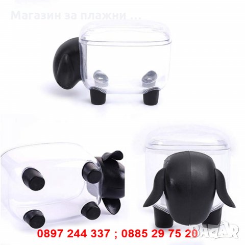 Малка кутия за клечки за уши/зъби във формата на Овца, снимка 4 - Други стоки за дома - 28269729