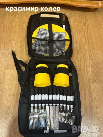 нов комплект за пикник "MARANELLO", снимка 4 - Прибори за хранене, готвене и сервиране - 52343384