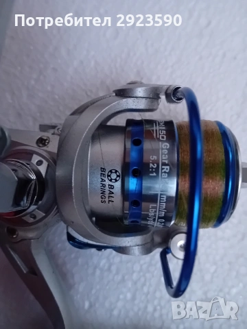 Пръчка за перо с малка макара, снимка 10 - Въдици - 53067273