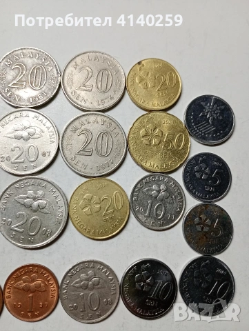 МАЛАЙЗИЯ МОНЕТИ , снимка 3 - Нумизматика и бонистика - 53517102