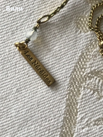 Les Nereides колие с цветя, снимка 4 - Колиета, медальони, синджири - 53292439