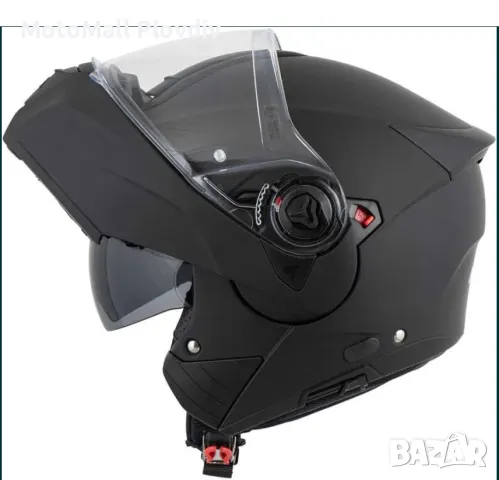 мото КАСКА Airoh SPECKTRE Black matt and White gloss moto, снимка 6 - Аксесоари и консумативи - 49176084