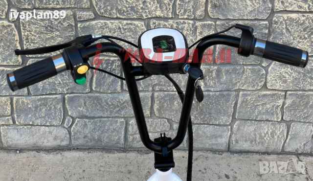 Електрически мини скутер 750W,48V+Амортисьори+Мигачи и габарити+LED ФАР+Сгъваема кормилна част, снимка 4 - Мотоциклети и мототехника - 36385819