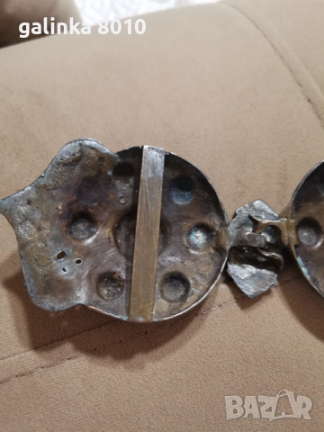 Стари посребрени пафти, снимка 5 - Антикварни и старинни предмети - 53251167