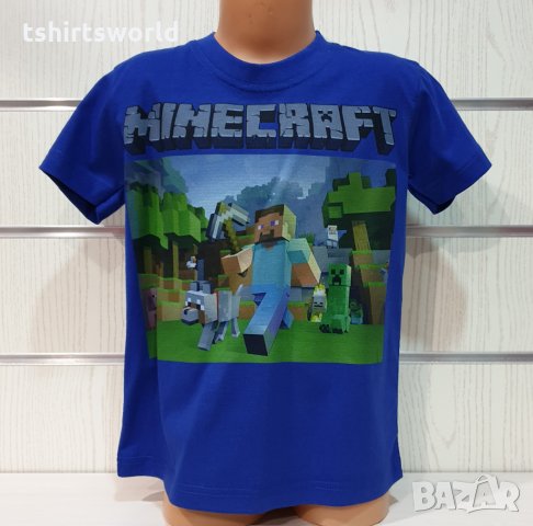 Нова детска тениска с дигитален печат MINECRAFT (Майнкрафт), снимка 6 - Детски тениски и потници - 32607613