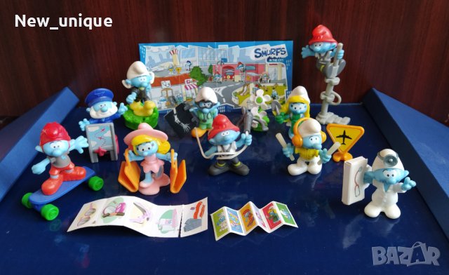 Киндер играчки от серията "Смърфовете в града" от 2018 г., снимка 4 - Колекции - 43791768